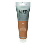 Lukas CRYL Studio Artist Acrylic Paint, Raw Sienna, 125 ml Tube - High Pigment Acrylic Paints for Canvas Painting, Large Scale Works - Medium-Viscosity, Water-Mixable, Fast Drying