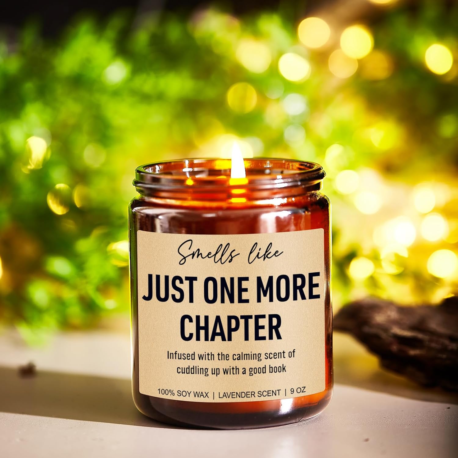 Funny Scented Candle, Book Lovers Gifts, Reading Accessories - Valentines Day, Birthday Gifts For Book Lovers Women, Men, Readers, Librarian, Bookworm, Nerd - Bookish Club Presents - 9 Oz