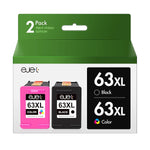 63XL Ink Combo (Black & Tri-Color) for OfficeJet, Envy, DeskJet