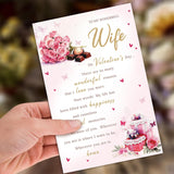 Valentines Day Card For Wife, Valentine'S Day Cards Gifts For Wife From Husband