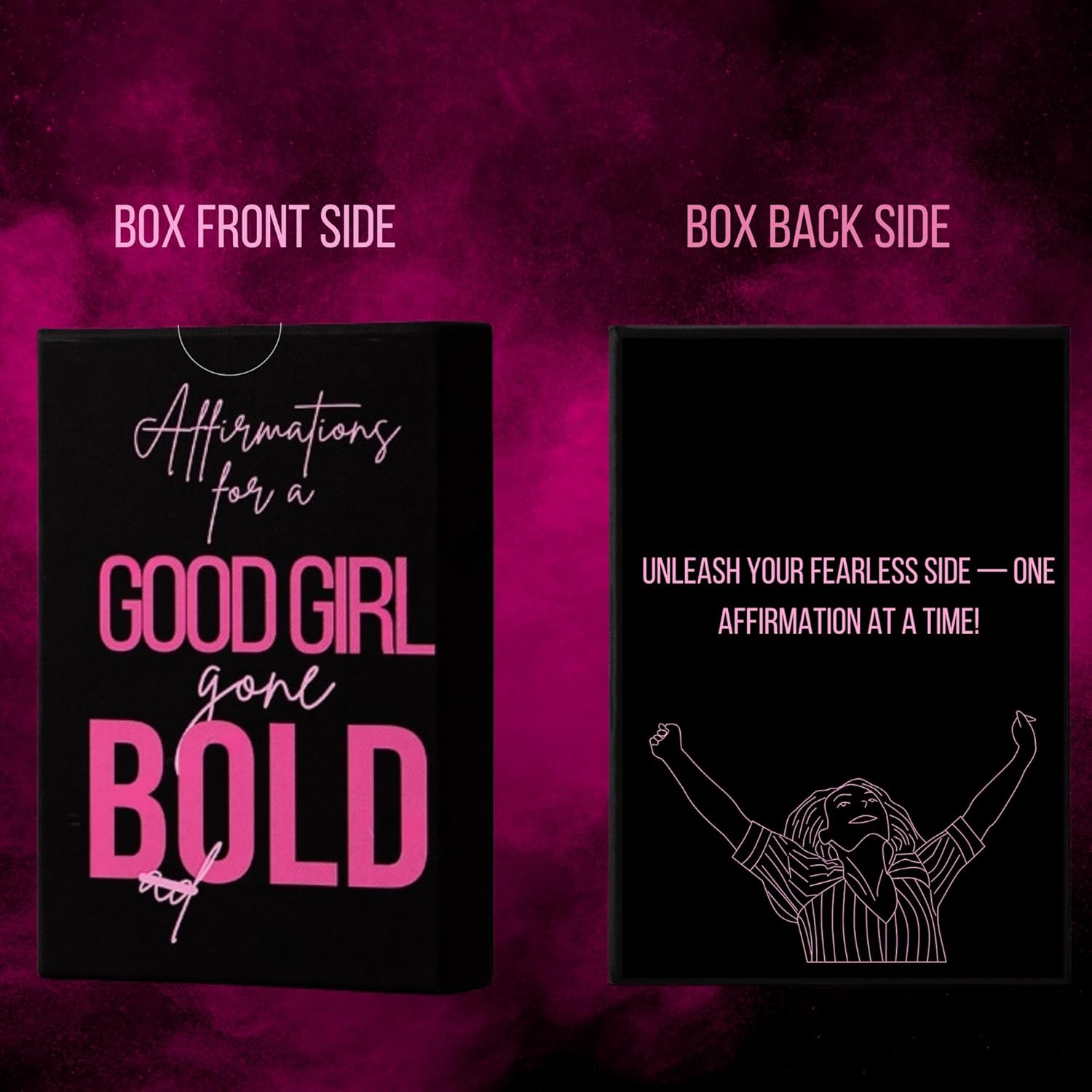 Affirmation Cards For A Good Girl Gone Bold - 52 Affirmation Cards For Women - Self Care Gifts For Women - Mindfulness Card - Positive Affirmations Cards - Small Valentine Gifts