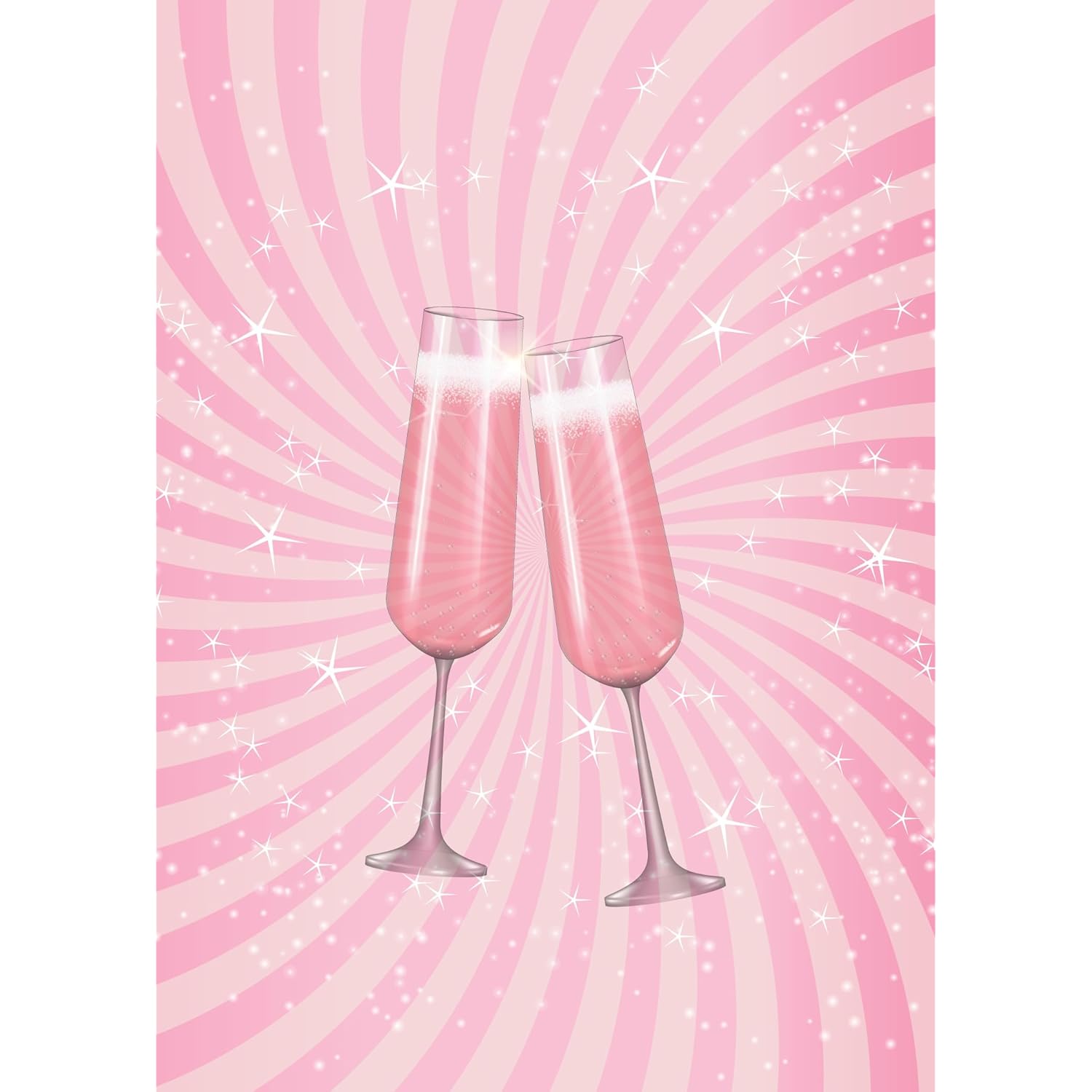 A Little Valentine'S Toast Happy Valentine'S Day Card With Greeting Card Mailing Envelope