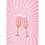 A Little Valentine'S Toast Happy Valentine'S Day Card With Greeting Card Mailing Envelope