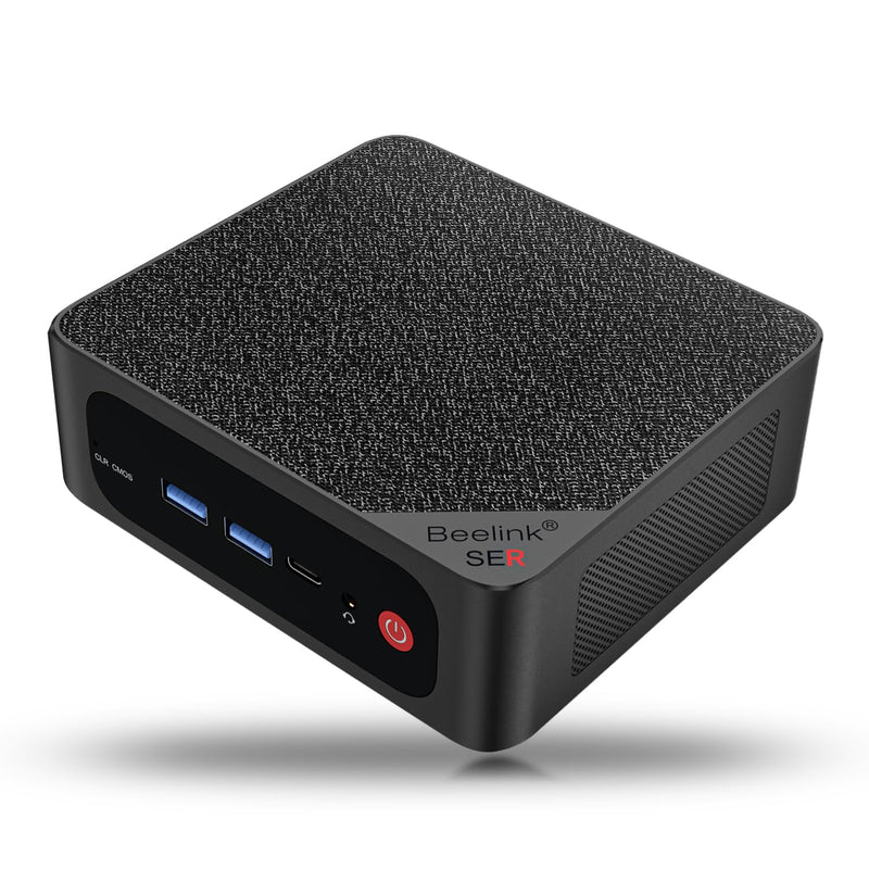 Beelink SER5 MAX Mini PC,AMD Ryzen 7 5800H Processor,Mini Computer with 16G DD