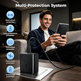 2 Pack 45W USB C Fast Charger with 6FT USB C Cable for Samsung Galaxy S26 S25 iPhone 17 16 15