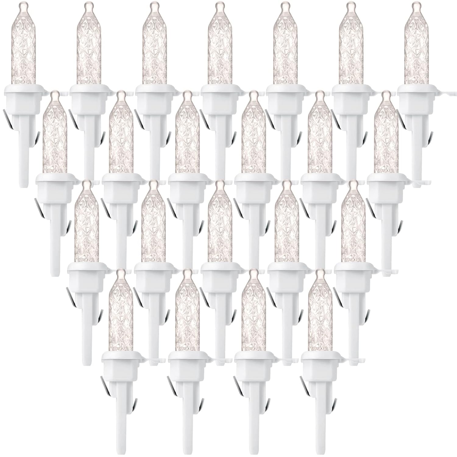 180 Pack Christmas Replacement Mini Bulbs 3 V Led String Lights Outdoor Indoor Wide Angle Bulbs For Christmas Tree Garde