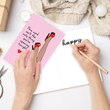 Naughty Valentine'S Day Card For Husband Boyfriend Men, Dirty Valentines Cards For Him, Sexual Birthday Card For Husband Boyfriend Fiance, Pun Adult Love You Gift Him, Sexy Naughty Father'S Day Cards From Wife