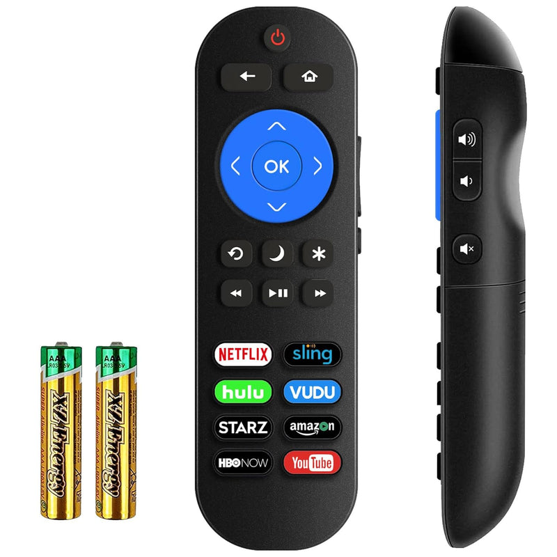 Universal Tv Remote For Roku Tv, For Tcl Hisense Onn Sanyo Philips Sharp Jvc H