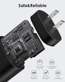 2 Pack 25W USB C Fast Charger with 6FT Type C Cable for Samsung Galaxy S26 S25 S24 S23 iPhone 17 16 15