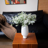 Babys Breath Artificial Flowers,30Pcs Gypsophila Bouquets Real Touch 20" Long Stem Flowers For Wedding Home Garden Diy Decoration (White 30Pcs)