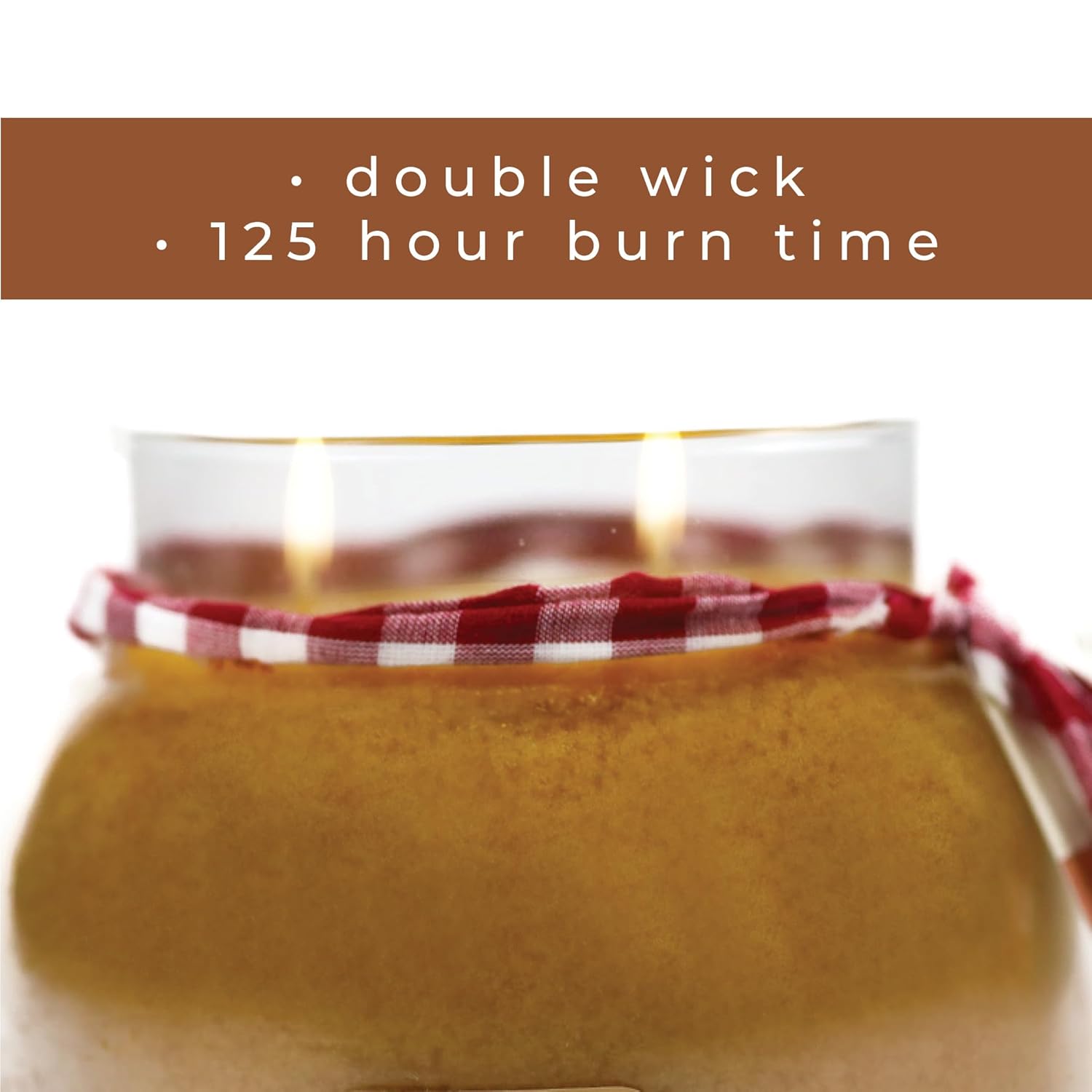 A Cheerful Giver - Vanilla Bourbon - 22oz Mama Scented Candle Jar with Lid - Keepers of The Light - 125 Hours of Burn Time, Gift Candle, Brown