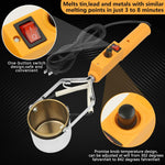 Lead Melting Pot, Lead Melting Pot For Fishing & Bullets Molds Kit, Electric Melting Pot For Lead, Crucibles For Melting Metal, Suitable For Fishing Weight Molds & Metal Pendant ?Diy?300W?