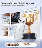 Diamond Clear Case for iPhone 18 Pro 2026 Upgraded Anti Yellowing Protective Cover