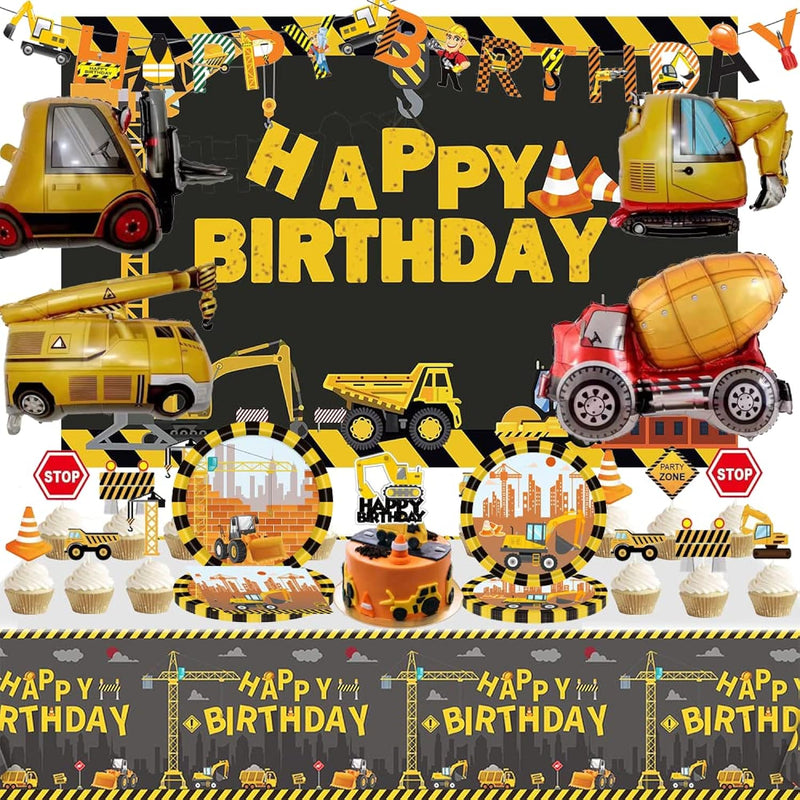 Construction Birthday Party Supplies, Dump Truck Party Decorations Inc