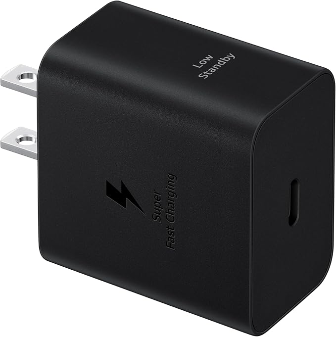 45W USB C Super Fast Wall Charger with USB C Cable for Samsung Galaxy Phones Tablets