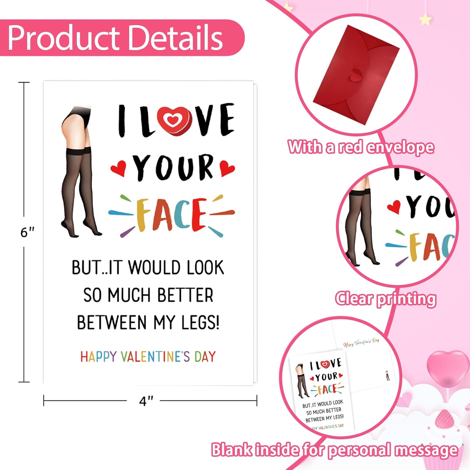 Funny Valentines Day Card For Men Husband Valentines Day Naughty Cards For Him Boyfriend Valentines Day Cards With Envelopes Valentine'S Day Card Gifts Anniversary Birthday Greeting Cards