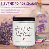 Farewell Gifts For Coworkers, New Beginnings Gifts For Women Men - Lavender Scented Candle, Going Away Coworkers Leaving New Job Promotion Retirement Congratulations Gift