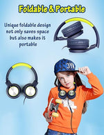 Kids Wired Headphones with Mic, 85dB/94dB Volume Limit, for School/Travel