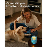 Pet Odor Eliminator Candle - Oceanic Flavor Odor Eliminating Candle, Highly Fragranced Air Freshing Scented Candles, Natural Soy Wax, 9 Oz