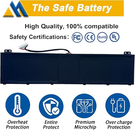 Acer AP21A8T AP21A7T 90Wh Laptop Battery Replacement for Nitro 5 PH18 Predator