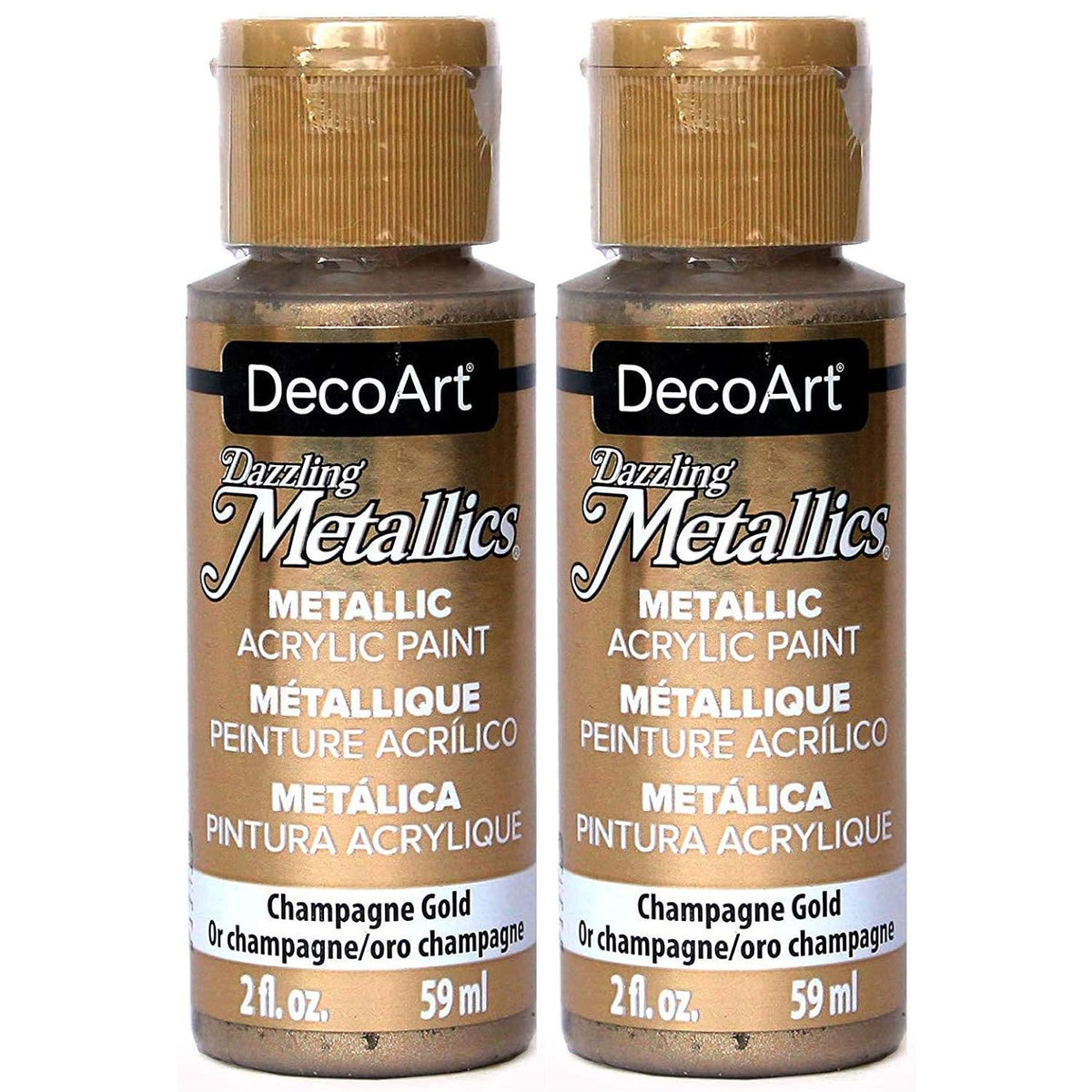 Dazzling Metallics Acrylic Paint 2oz-Champagne Gold