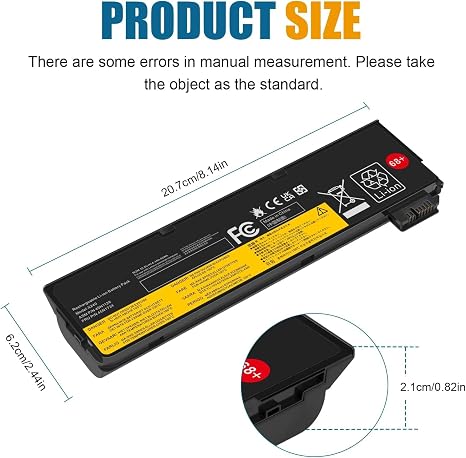 Lenovo ThinkPad 48WH 68+ Laptop Battery Replacement for T440 T450 T460 X240 45N1127