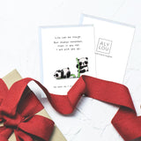 Funny Valentine’S Day Card For Boyfriend, Girlfriend, Husband, Wife – Cute Valentine Card For Him Her – Sarcastic Vday Love Greeting Card, Blank Inside (Pandas)