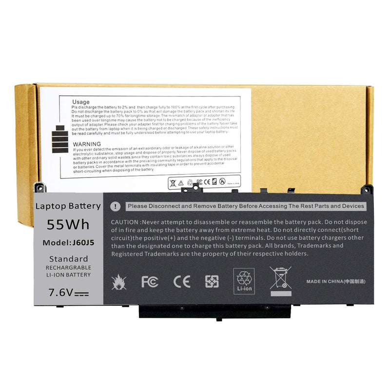 J60J5 E7470 E7270 Battery Compatible With Dell Latitude E7470 E7270 7470 7270