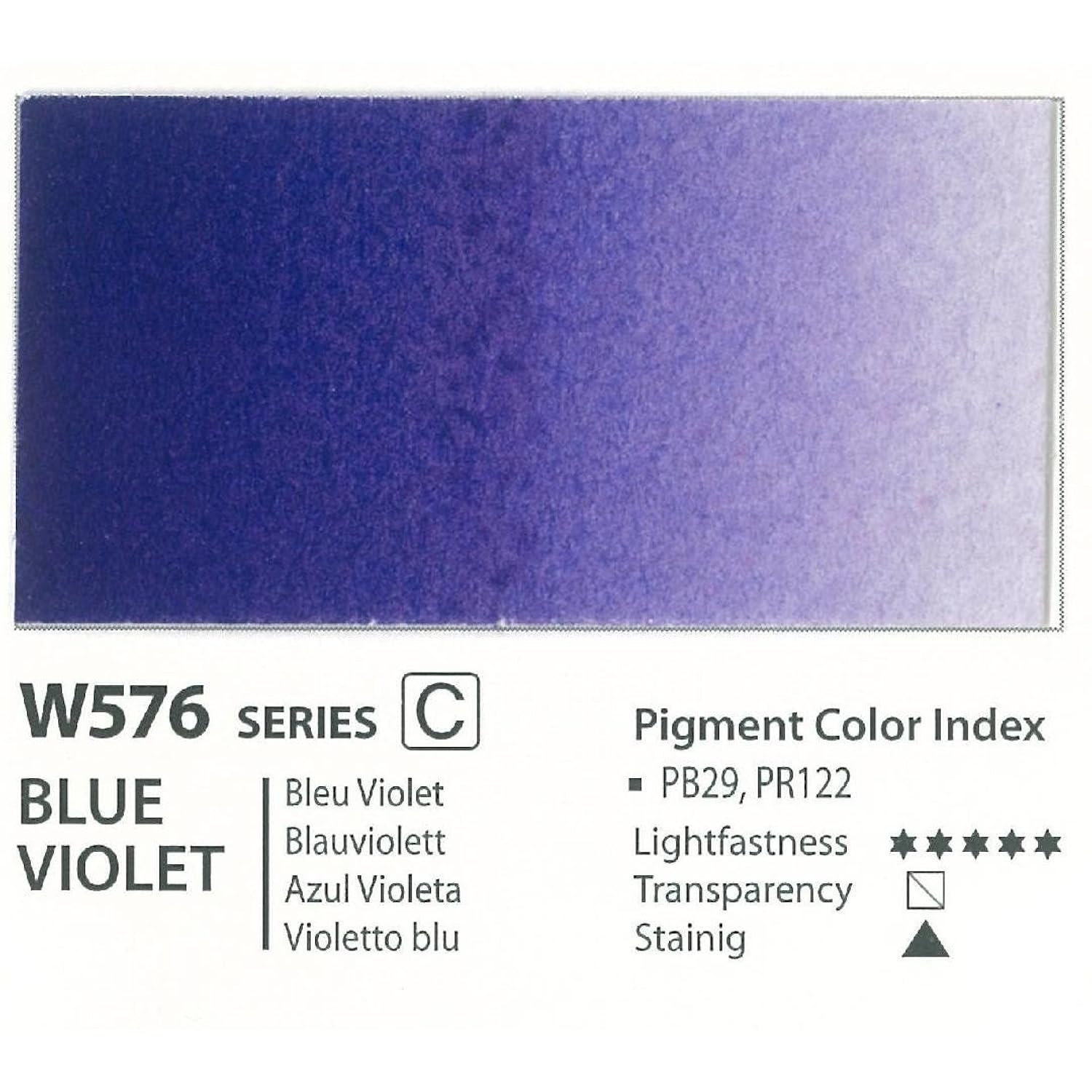 Mijello Mission Gold Class Water Color Paint, 15Ml Tube, Blue Violet, (W576)