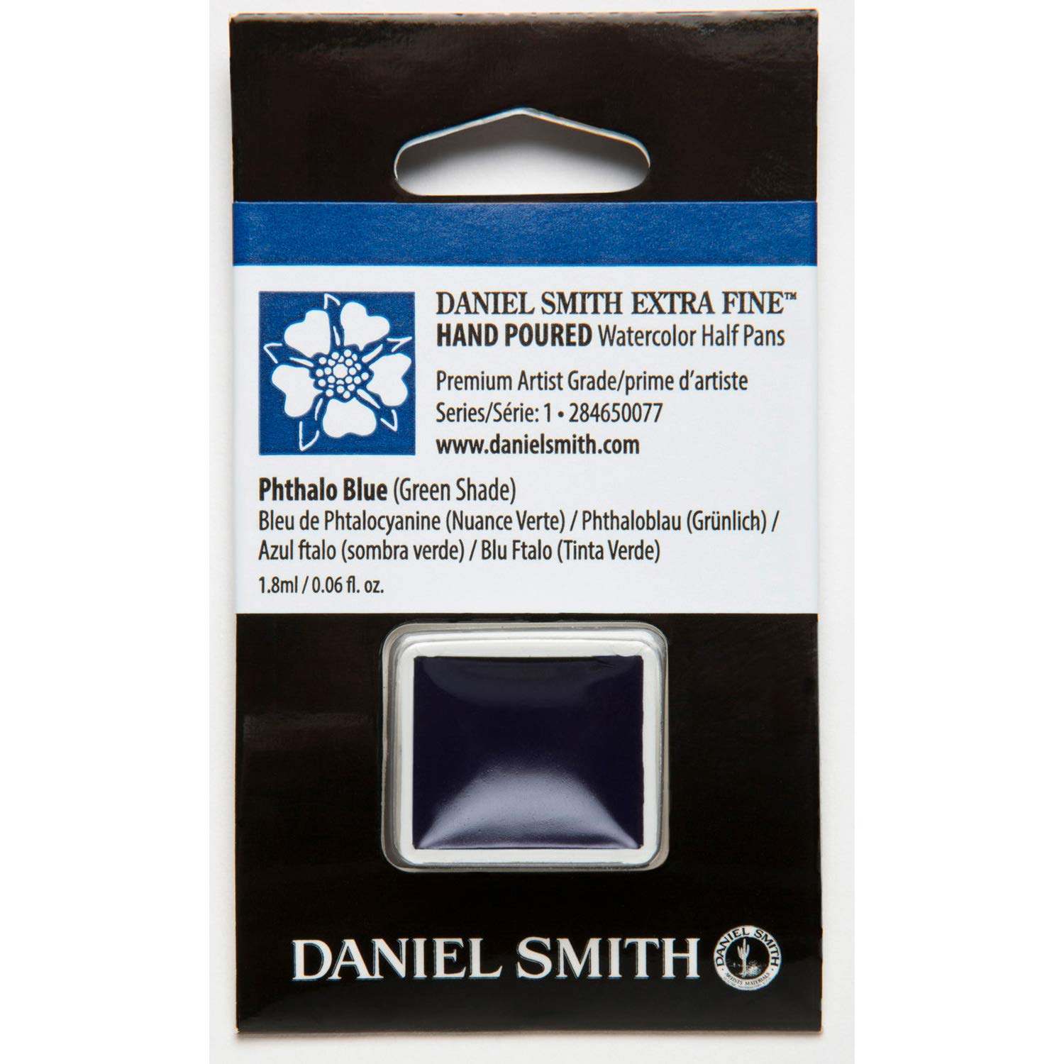 Daniel Smith Watercolour - Half Pan - Phthalo Blue (Green Shade) (Series 1) - 0077