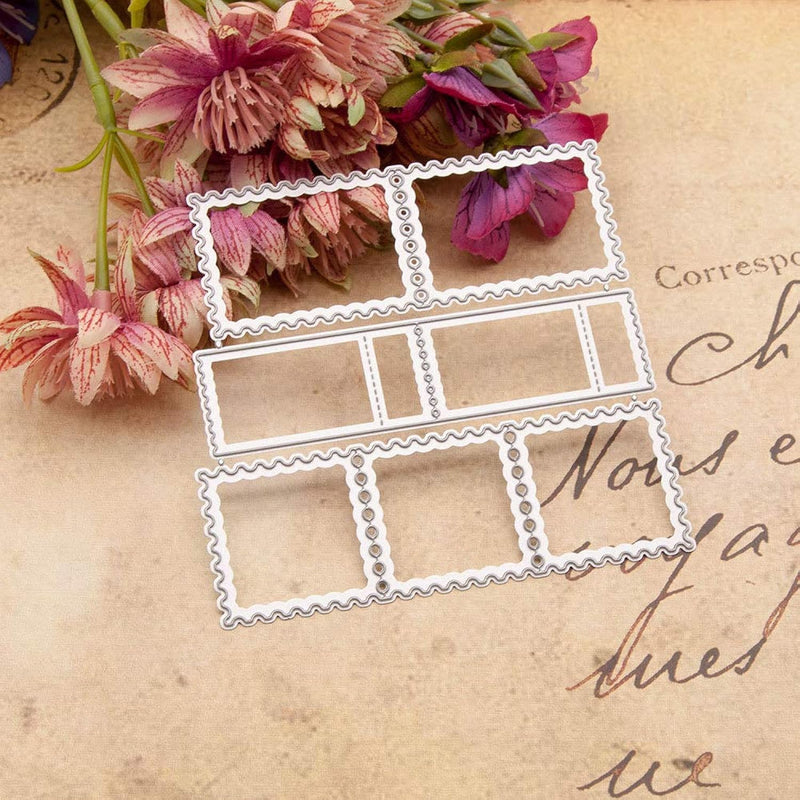 Rectangle Square Stamps Frame Metal Cutting Dies For Card Making And S