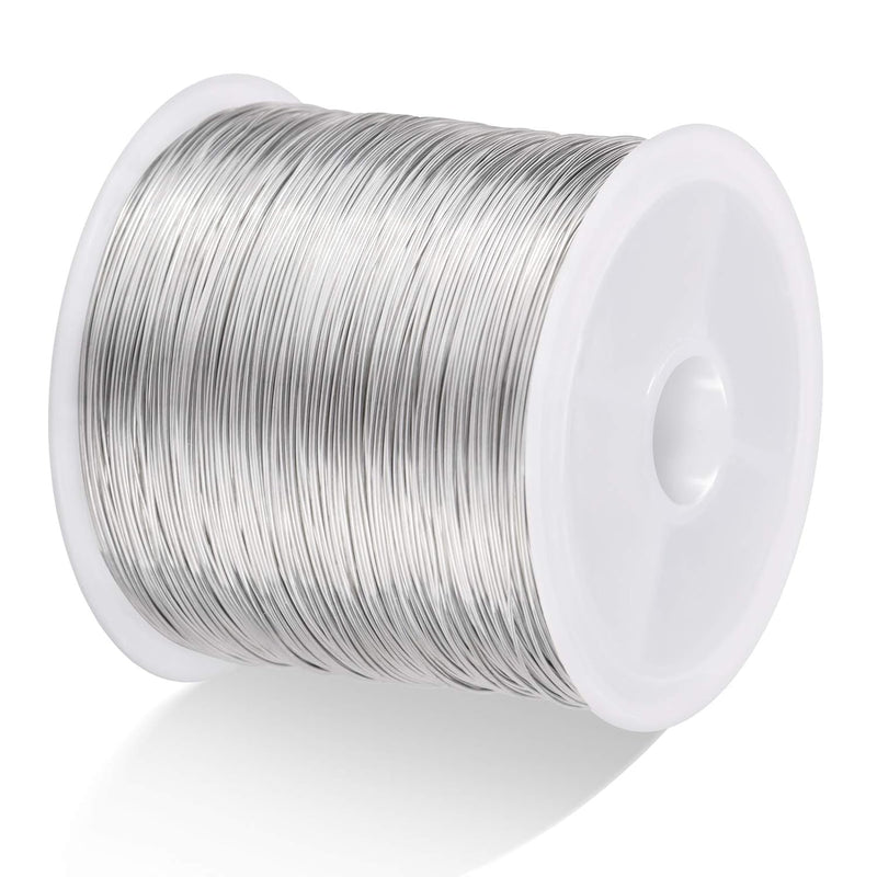 328Ft Jewelry Wire Craft Wire 26 Gauge Tarnish Resistant Jewelry Beading Wire