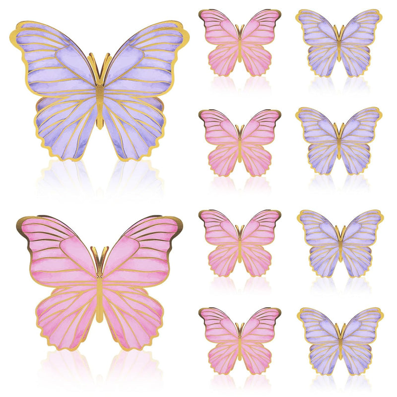 10 Pieces Butterfly Centerpieces For Tables Butterfly Birthday Party D