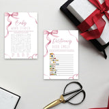 A Baby Shower Games - Hilarious Guess The Phrase And Word Scramble 50 Double-Sided Cards For 50 Guests, 2 Games, Gender Neutral,Thick Paper,Hilarious,Fun And Easy To Play