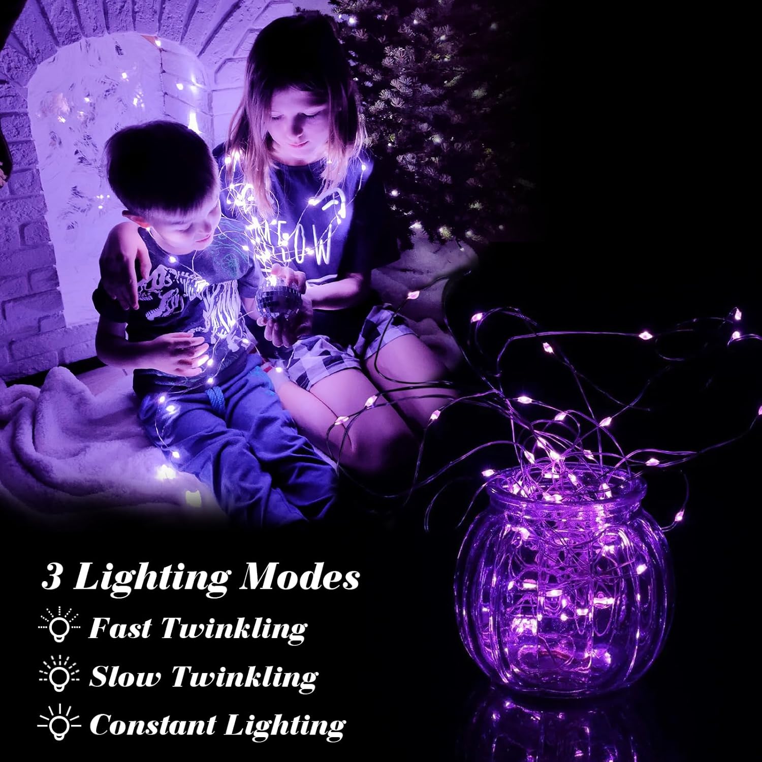 12 Pack Fairy Lights Battery Operated, 7Ft 20 Mini Led Silver Wire Twinkle Lights For Diy, Parties, Wedding, Bedroom, Ch