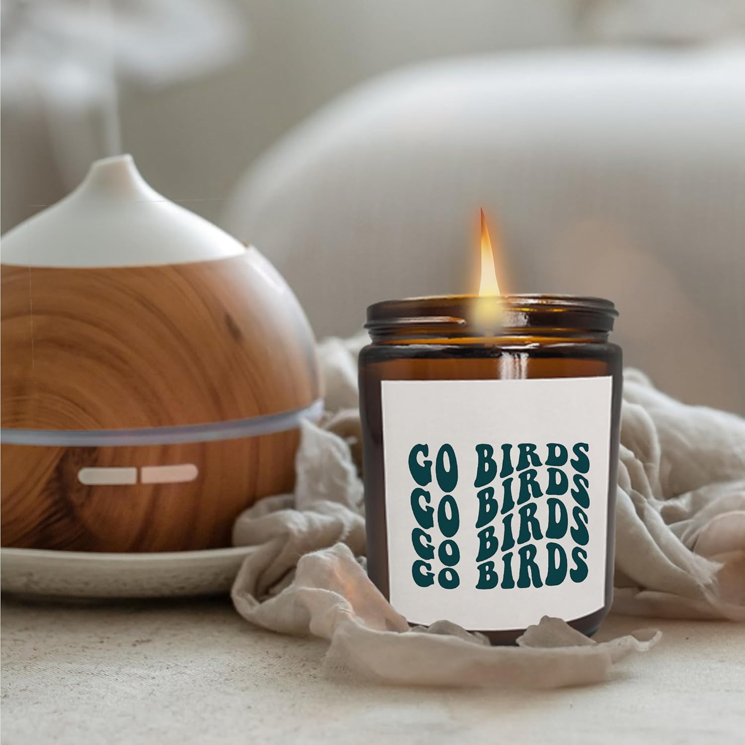 Football Candle - Gifts For Football Lovers, Season Decor For Home