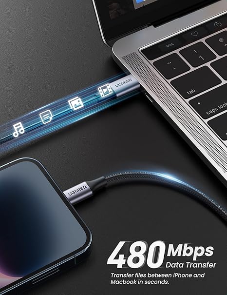 6FT USB C to Lightning Fast Charging Cable for iPhone 14 13 12 11 iPad AirPods