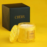 Soy Wax Glass Bowl Candle, 50 Hours Burn Time, Natural Essential Oils, Calming Ambiance (Jar, Pineapple & Coconut)