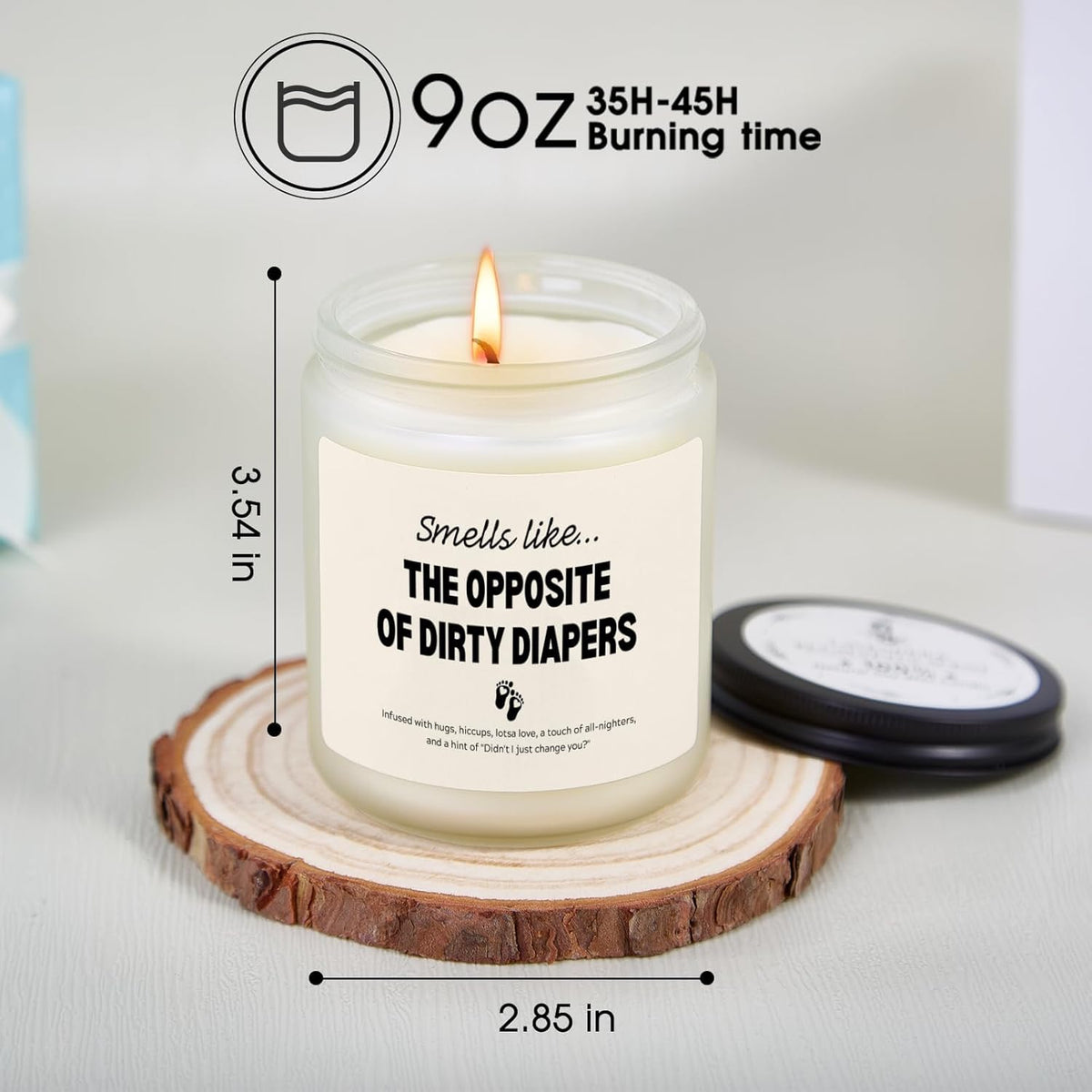 New Parents Gifts For Couples, Funny Gender Reveal Gift, Mom&Dad Gift For New Parents, Lavender Aroma Candle