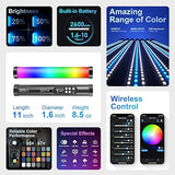 TLX1 RGB Tube Light Portable LED Video Light with App Control Rechargeable Magnetic Design