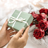 Gift Wrapping Paper Roll Set - 3 Mini Rolls 17 Inch X 9.8 Feet Per Roll, Elegant Neutral Sage Green Gift Wrap For All Occasions – Women & Men, Birthday, Wedding, Baby Shower, Christmas