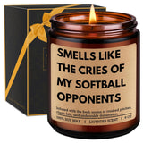 Candle, Softball Gifts For Girls - Cool Sports Ideas For Teen Girls, Players, Lovers - Softball Accessories, Stuff - Funny Valentines Day, Senior Night, Birthday Gifts For Team, Coach, Teenager