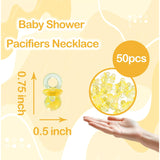 Winnie Baby Shower Games The Pooh Snow Parade Game Hunt Pacifier Baby Shower Games Classic Winnie Decor Birthday Games Decorations 50Pcs Pacifier(Grey)