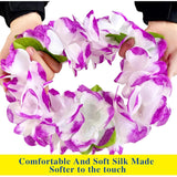 12 Bulk Hawaiian Leis For Adults – Vibrant Artificial Flower Leis For Luau Party, Beach Theme Decorations, Summer Pool Party Favors, Tropical Vacation & Hawaiian Birthday Decor