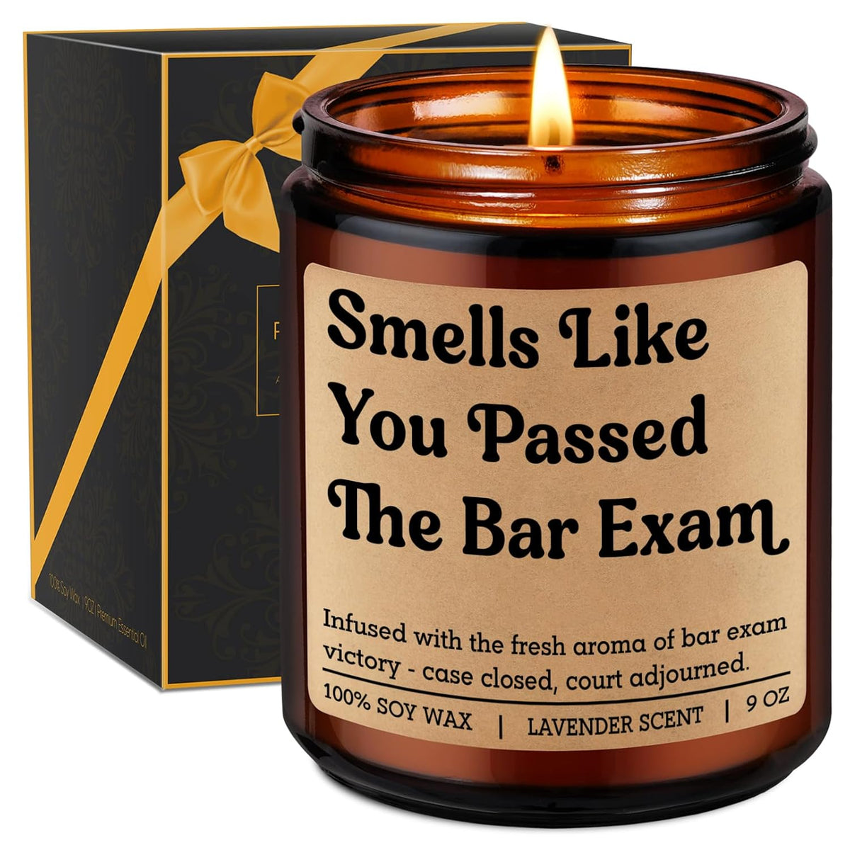 Candles, Passed The Bar Exam Gifts, Congrats New Lawyer Gifts For Women Men, Congratulations On Passing The Bar Exam Ideas For Future Lawyer Graduate Grad Student, Funny Law School Graduation