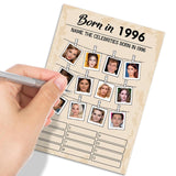 30Th Birthday Party Games, Born In 1996 Games, Birthday Party Supplies For Adults, Fun 1996S Party Game?Pack Of 30 Cards