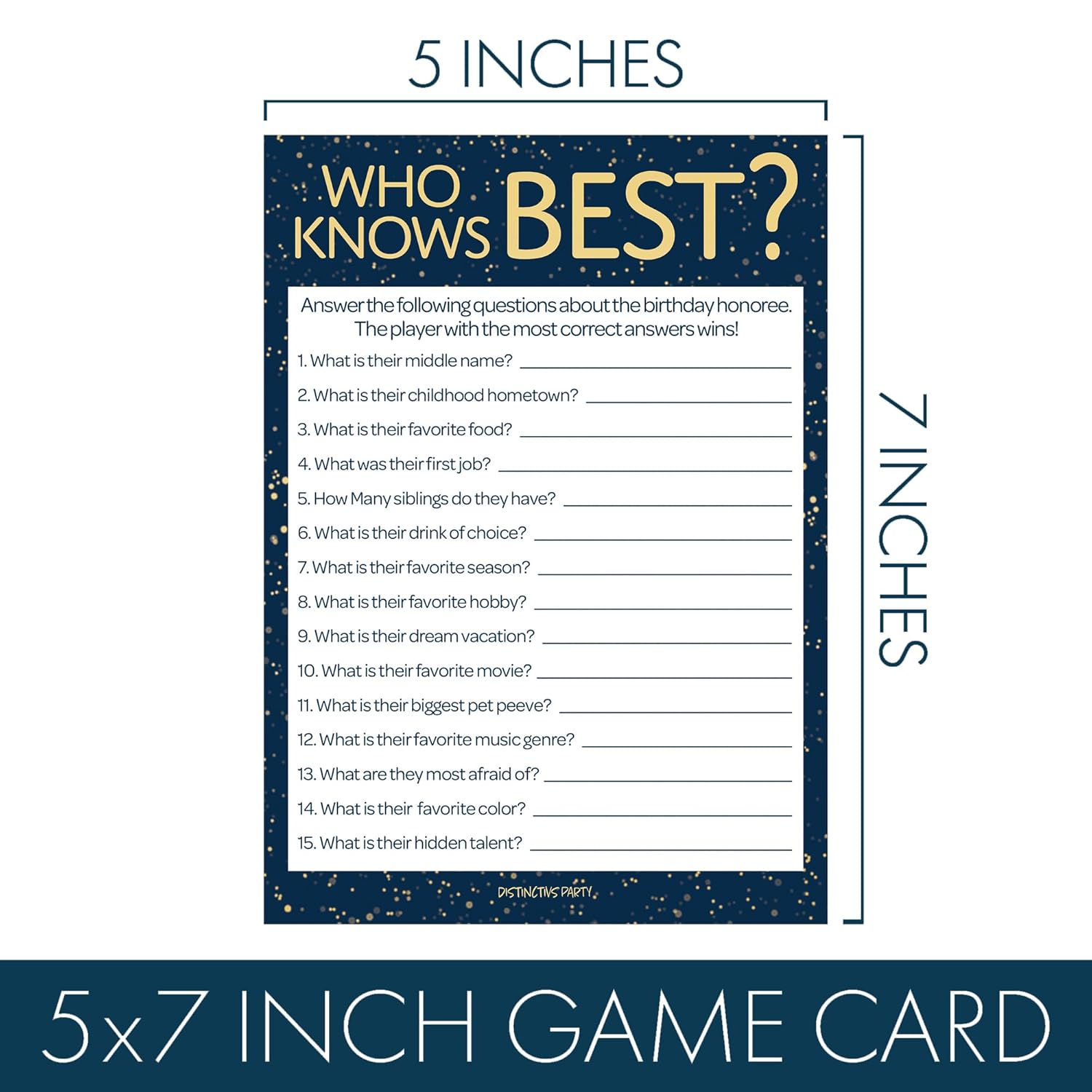 Blue And Gold 80Th Birthday Party Games Bundle - Set Of 3 Birthday Games For Adults - 20 Guests, Born In The 1940S Theme