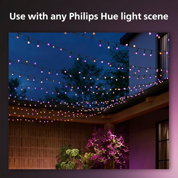 Philips Hue Festavia String Lights 130 Foot 500 Mini Color Changing LEDs
