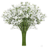 21" Baby Breath Artificial Flowers White, 30 Pcs Real Touch Fake Gypsophila Flower Bulk For Wedding Centerpieces Tables Decoration