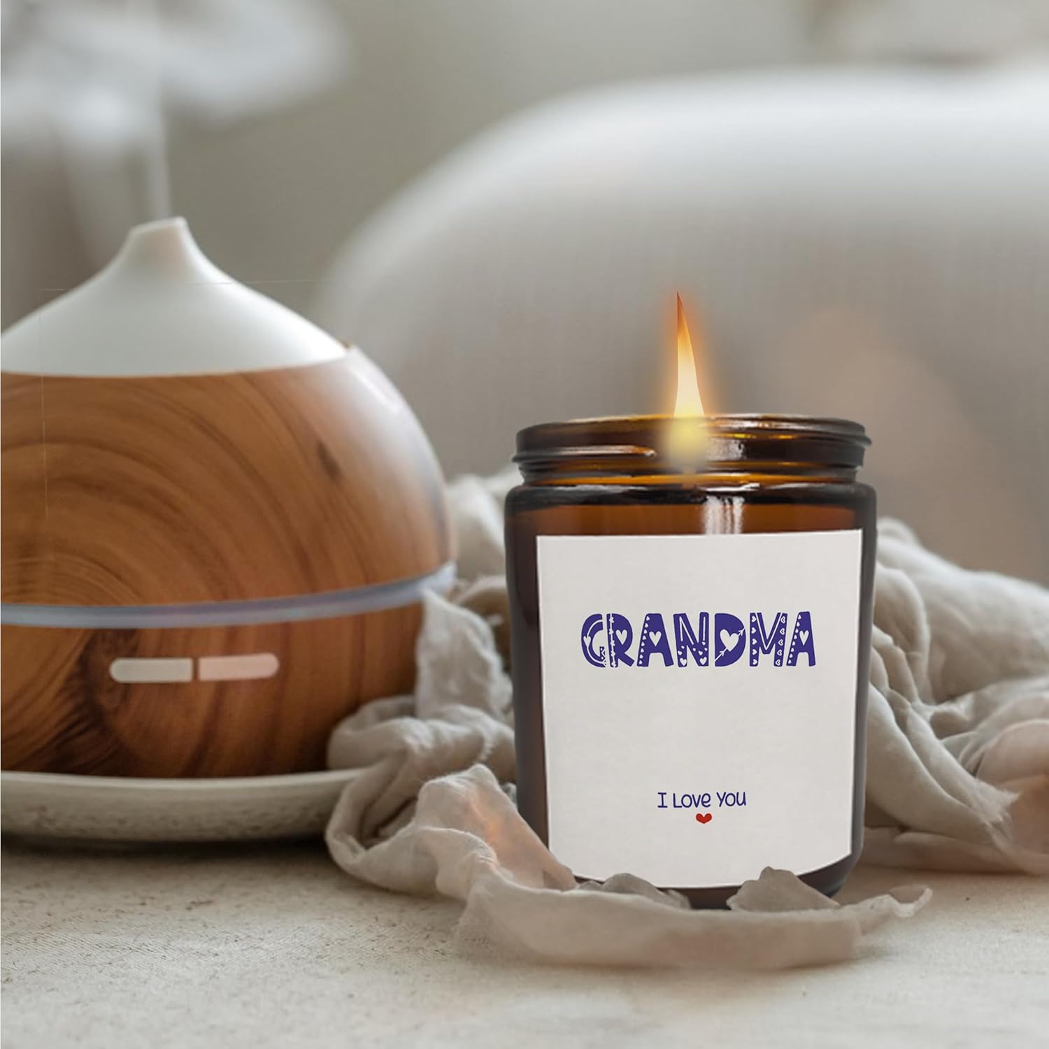 I Love You Grandma Candle, Grandma Candles From Grandkids, Scented Candles Gifts For Grandma, Grandma Gifts From Grandchildren, Best Grandma Gifts, Grandma Gifts For Birthday Christmas